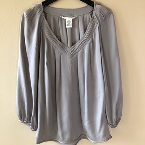DVF silk top.